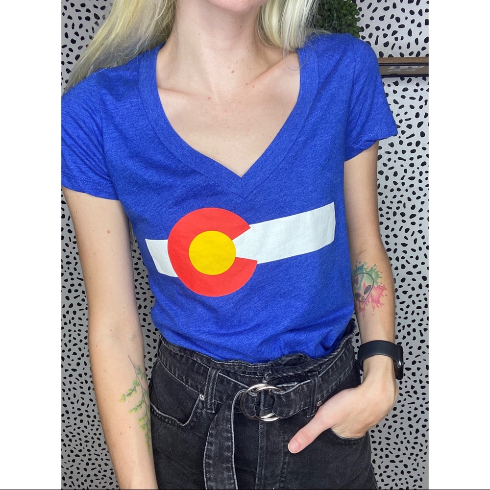 Next Level Apparel Colorado V Neck Shirt
